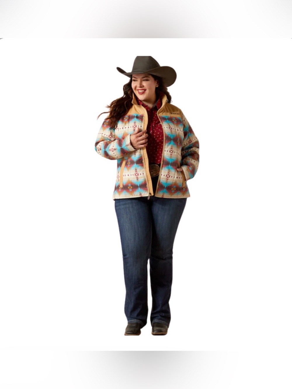 Ariat Women's Tan Southwest Crius Insulated Jacket